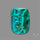 Chrysocolla In Malachite Cabochon