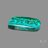 Chrysocolla In Malachite Cabochon