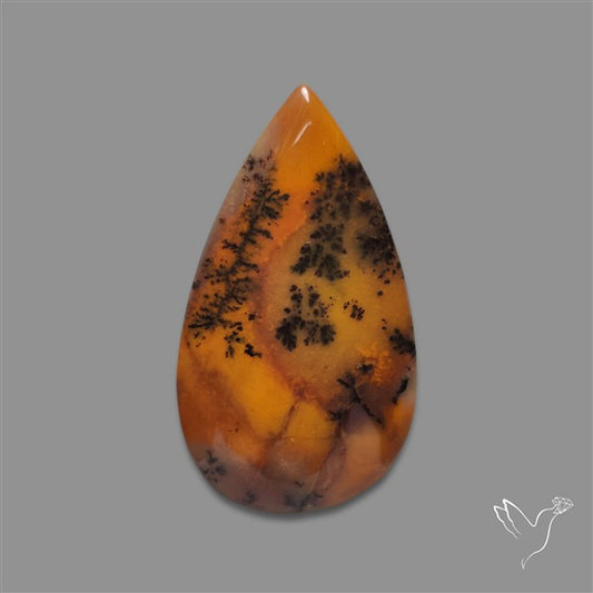 Amethyst Sage Agate Cabochon