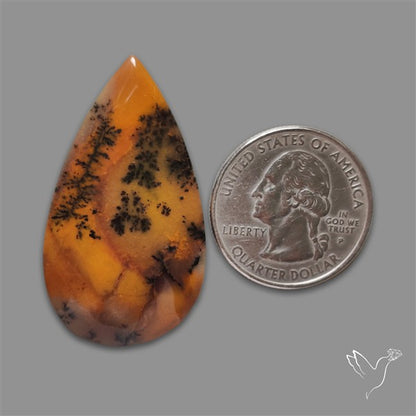 Amethyst Sage Agate Cabochon