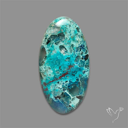 Quantum Quattro Gem Silica Shattuckite Cabochon