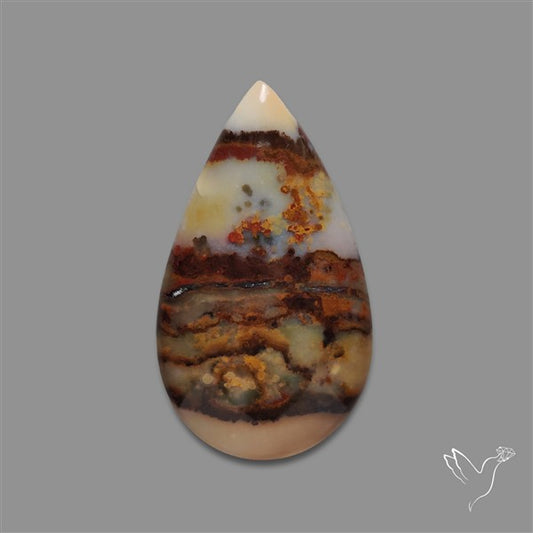 Polka Dot Agate Cabochon