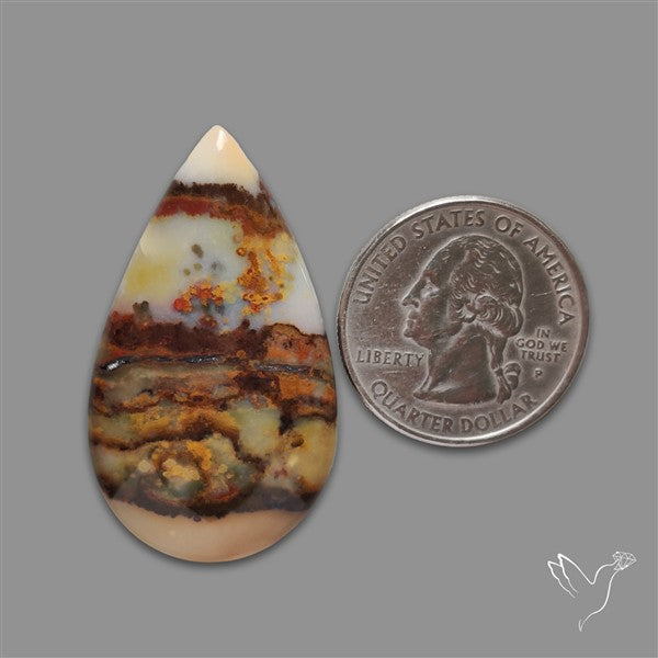 Polka Dot Agate Cabochon