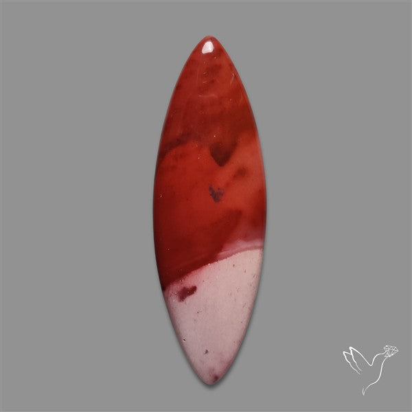 Bicolor Natural Mookaite Cabochon