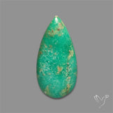 Rare Natural Green Hubei Turquoise Cabochon