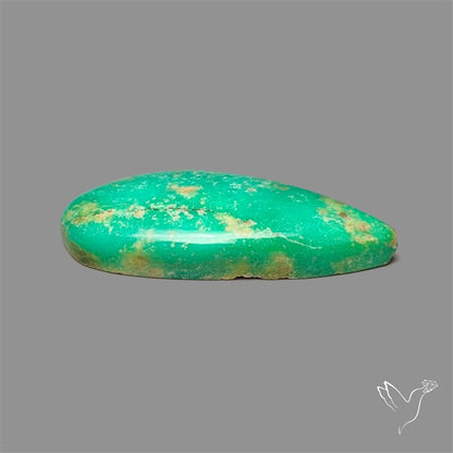 Rare Natural Green Hubei Turquoise Cabochon