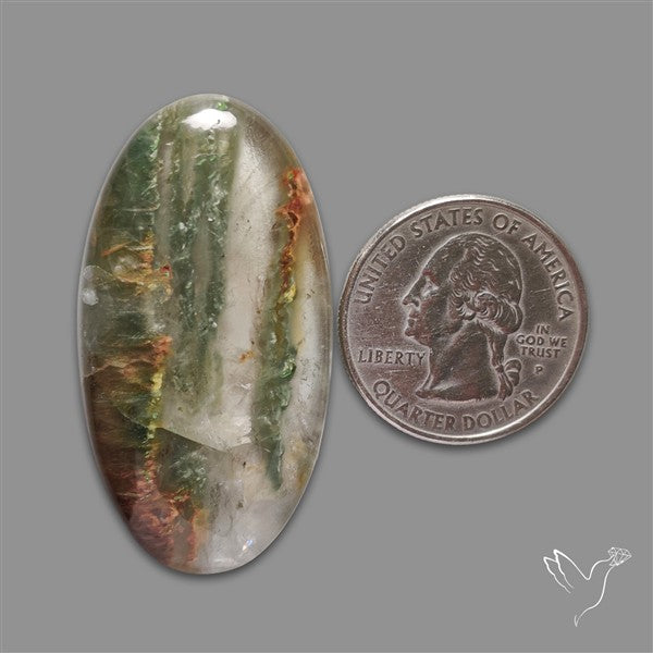 Lodolite Cabochon Garden Quartz
