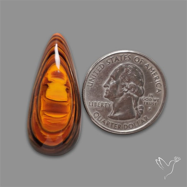 Rosarita Gold Slag Cabochon
