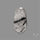 Black Tourmalinated Quartz Cabochon
