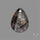 Black Tourmalinated Quartz Cabochon