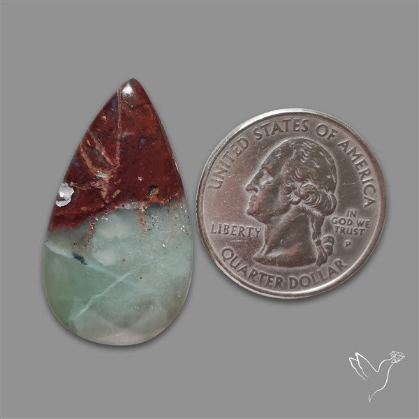 Boulder Chrysoprase Cabochon