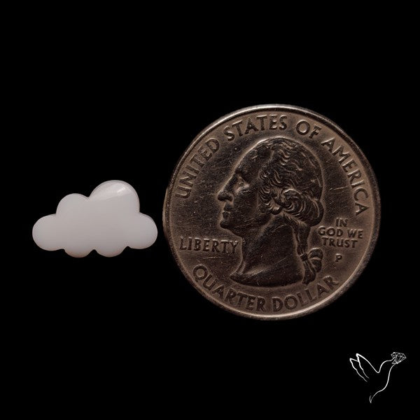 White Opal Cloud Carving
