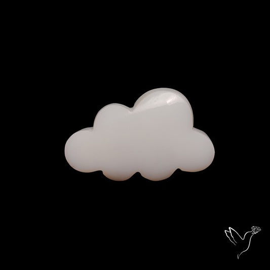 White Opal Cloud Carving