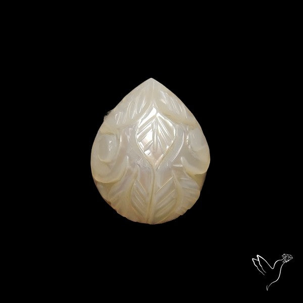 Freshwater Pearl Mughal Carving