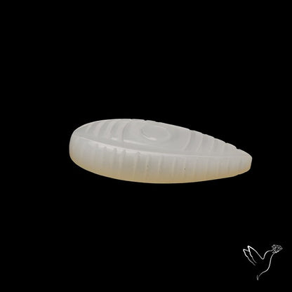 White Moonstone Carving