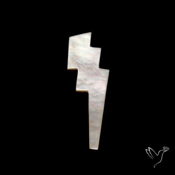Mother Of Pearl Lightning Bolt Carving