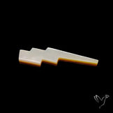 Mother Of Pearl Lightning Bolt Carving