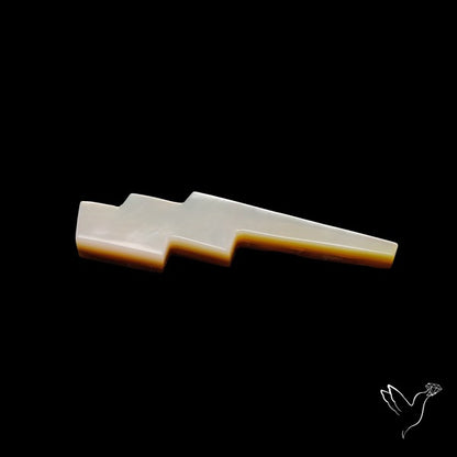 Mother Of Pearl Lightning Bolt Carving