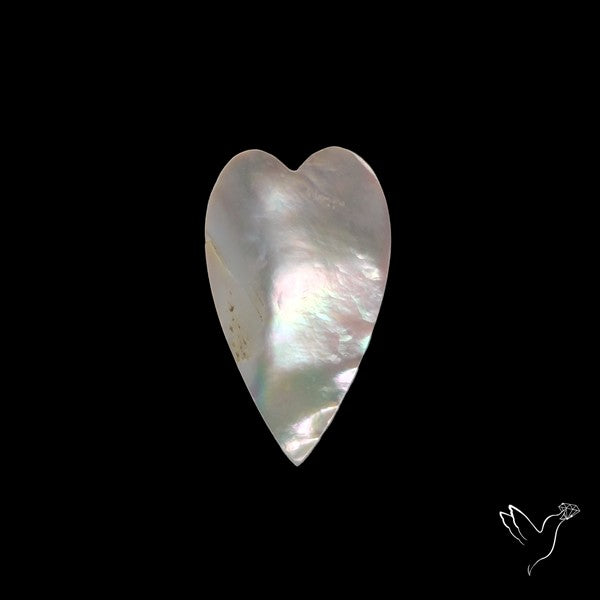 Mother Of Pearl Heart Carving