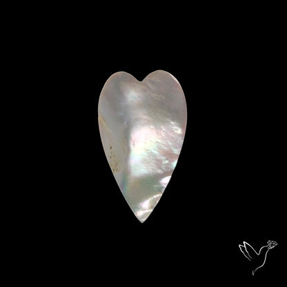 Mother Of Pearl Heart Carving