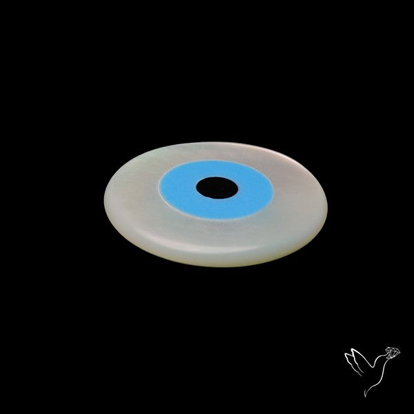 Mother Of Pearl Eye Inlay Carving