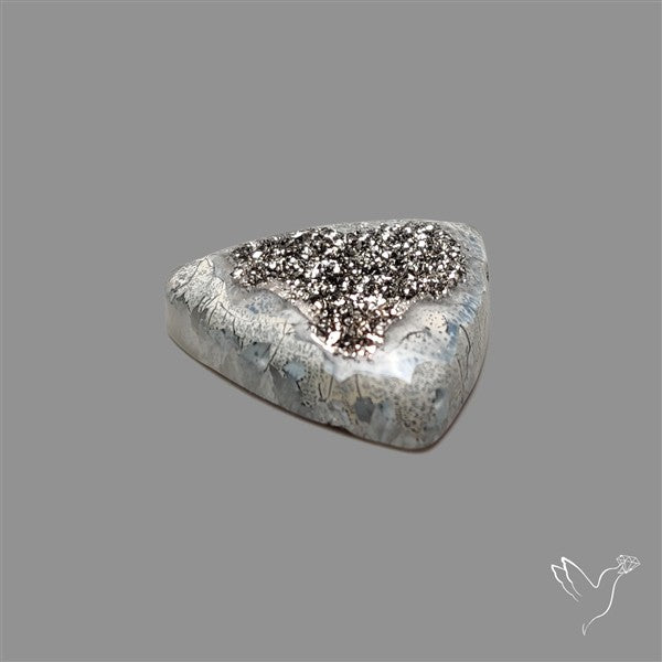 Sterling Silver Coated Druzy (Agate Druzy)