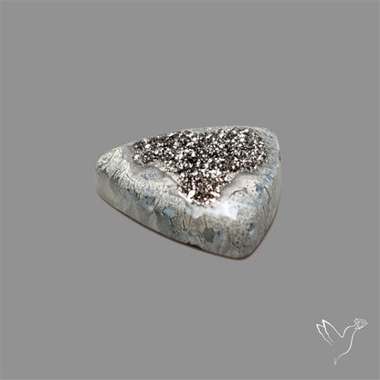 Sterling Silver Coated Druzy (Agate Druzy)