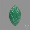 Gemmy Chrysoprase Mughal Carving
