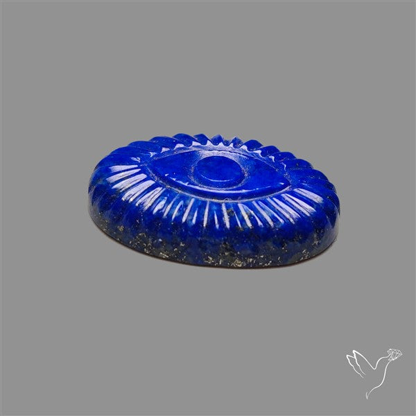 Lapis Lazuli Evil Eye Carving