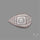 Grey Moonstone Evil Eye Carving