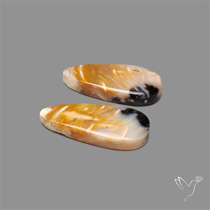 Indonesian Pamlroot Agate Pair