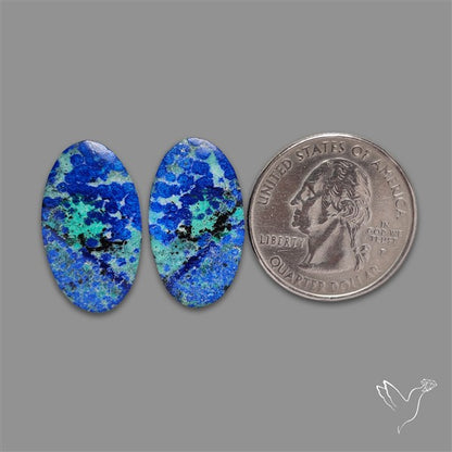 Bluebird Azurite Pair