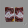 Moroccan Seam Agate Pair