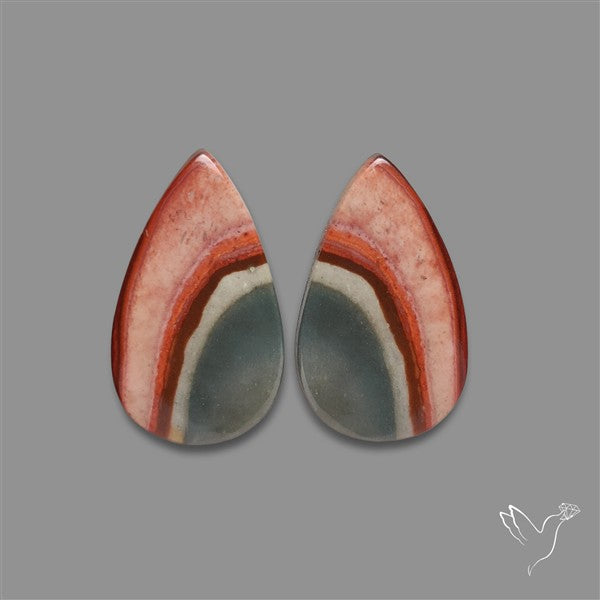 Polychrome Jasper Pair
