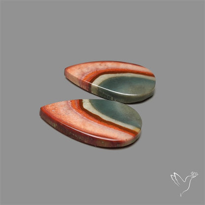 Polychrome Jasper Pair