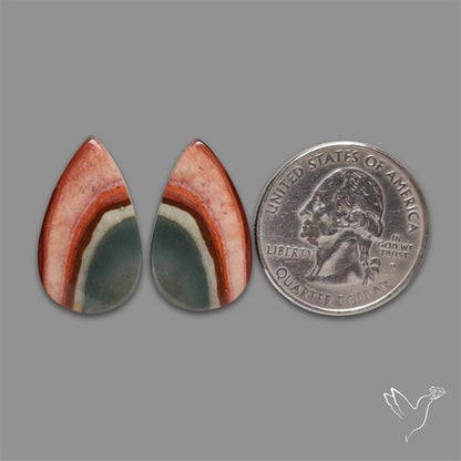 Polychrome Jasper Pair