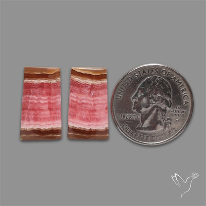 Honey Rhodochrosite Pair