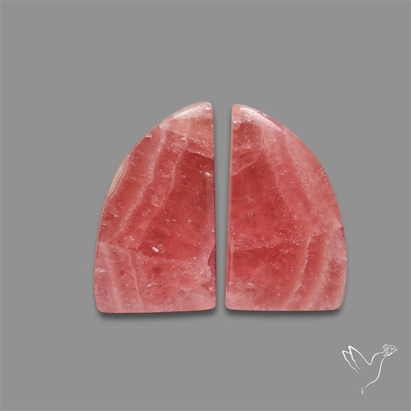 Gemmy Rhodochrosite Pair