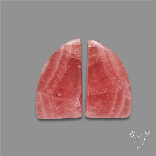 Gemmy Rhodochrosite Pair