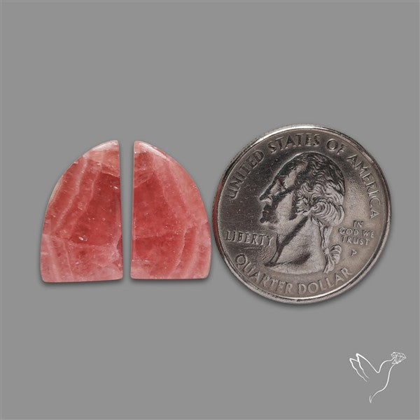 Gemmy Rhodochrosite Pair