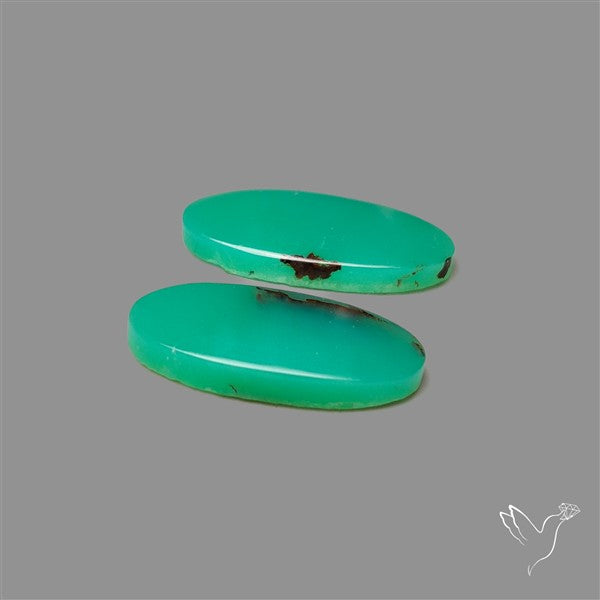 Gemmy Chrysoprase Pair