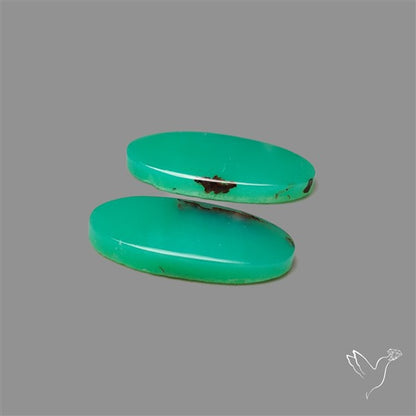 Gemmy Chrysoprase Pair