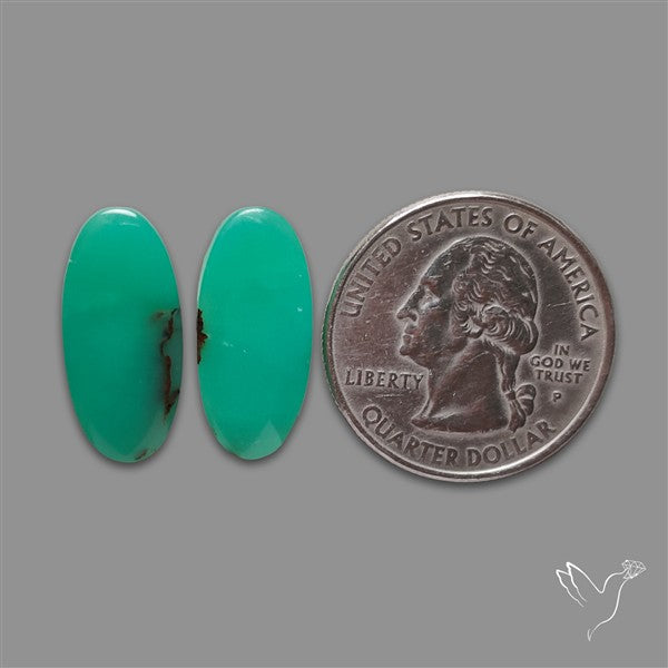 Gemmy Chrysoprase Pair