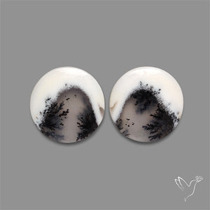 Dendritic Opal Pair