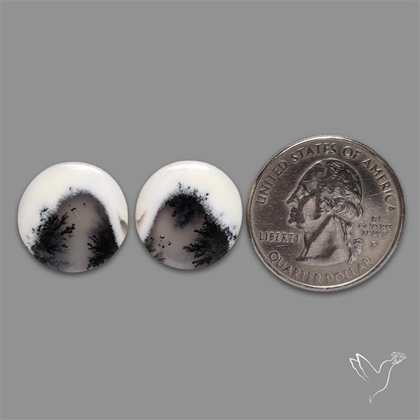 Dendritic Opal Pair