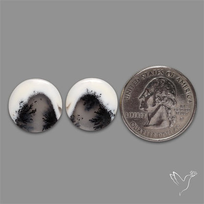 Dendritic Opal Pair