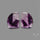 Trapiche Amethyst Pair