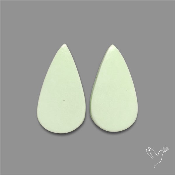 Citrone Chrysoprase Pair