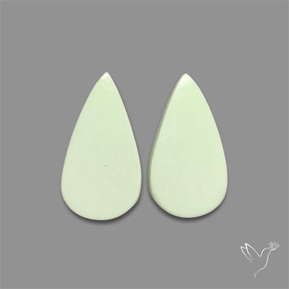 Citrone Chrysoprase Pair