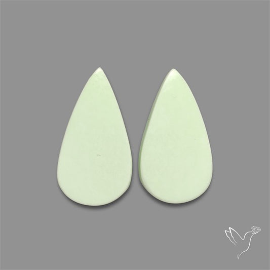 Citrone Chrysoprase Pair